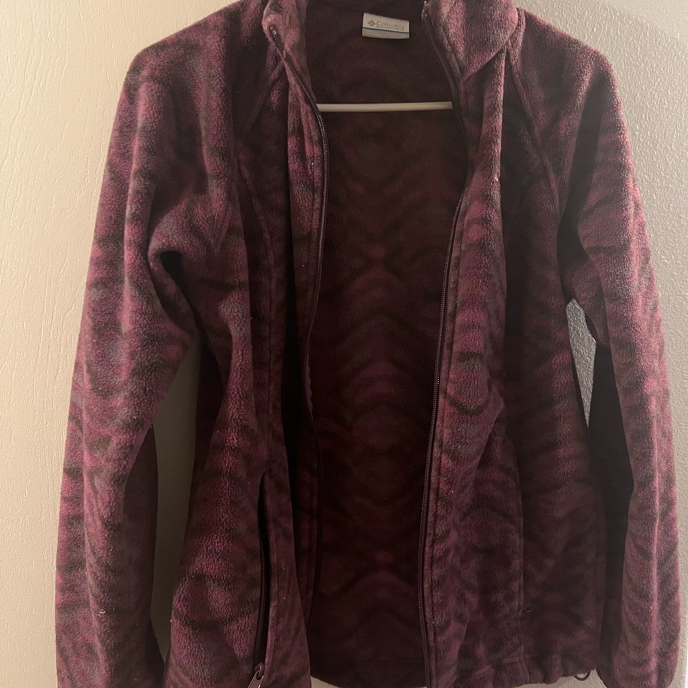 Columbia Deep Purple Textured Jacket